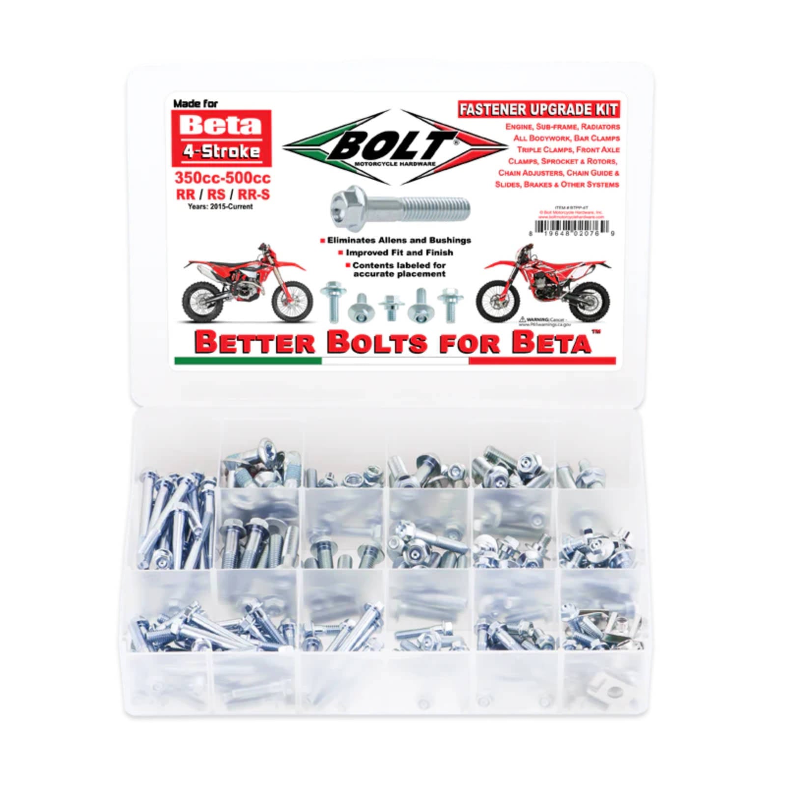 Boulon, BOLT BETA PRO PACK - 4 Temps