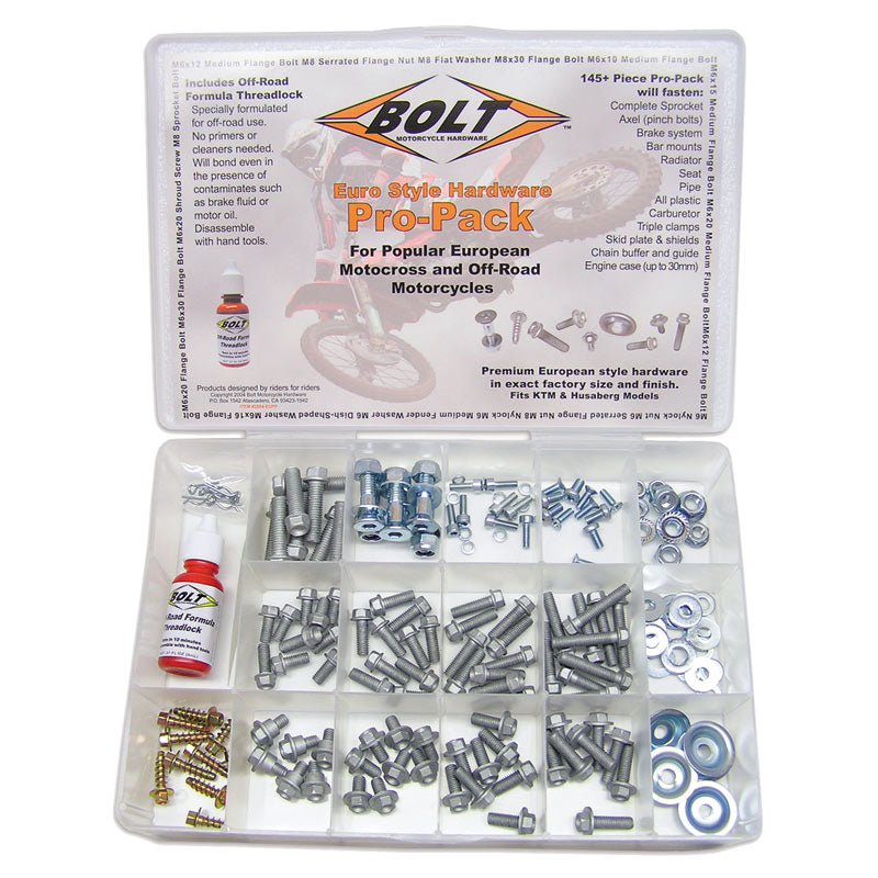 Boulon, BOLT EURO STYLE PRO PACK - 2004-EUPP