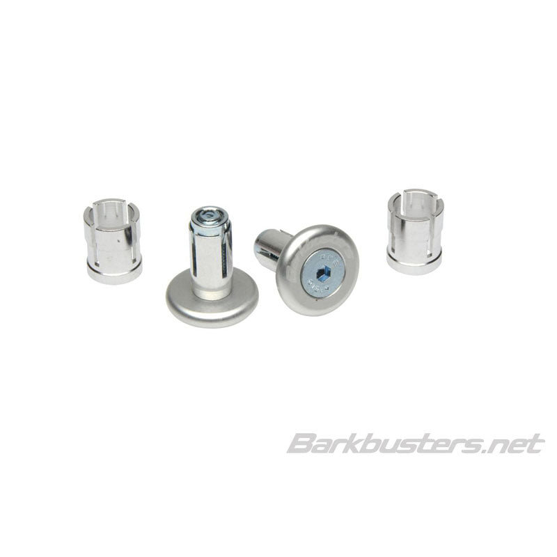 Barkbusters, Barkbusters Bar End Plug 14mm/18mm - Argent (la paire)