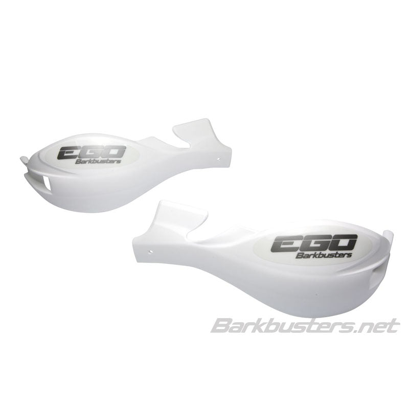 Barkbusters, Barkbusters Handguard Ego - Blanc (protège-mains en plastique uniquement)