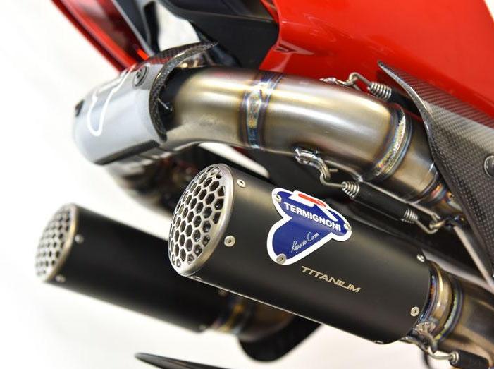 Termignoni, D195 - TERMIGNONI Ducati Panigale V4 Titanium Full Exhaust System (racing)