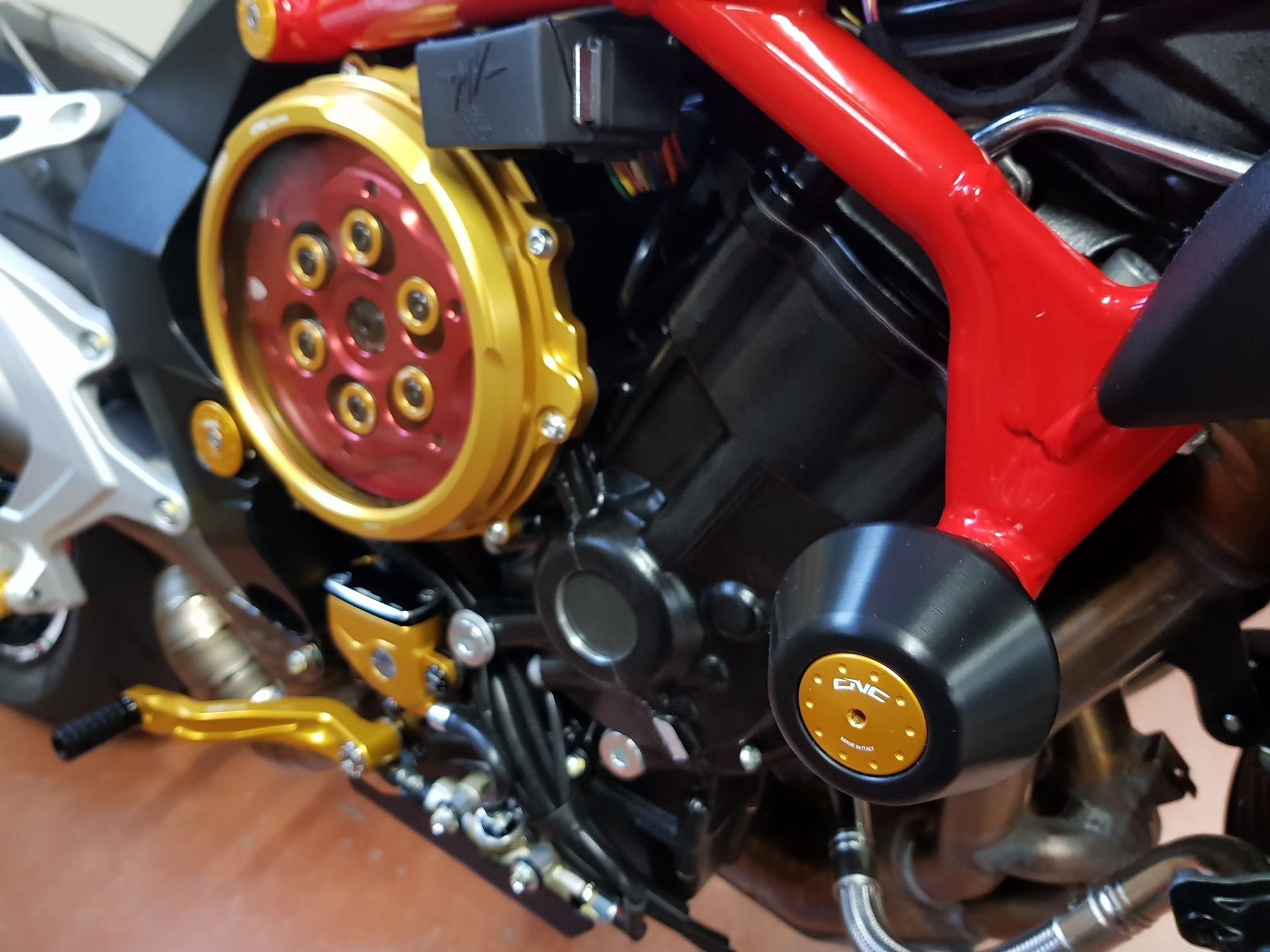 CNC Racing, TC213 - CNC RACING MV Agusta Frame Crash Protections