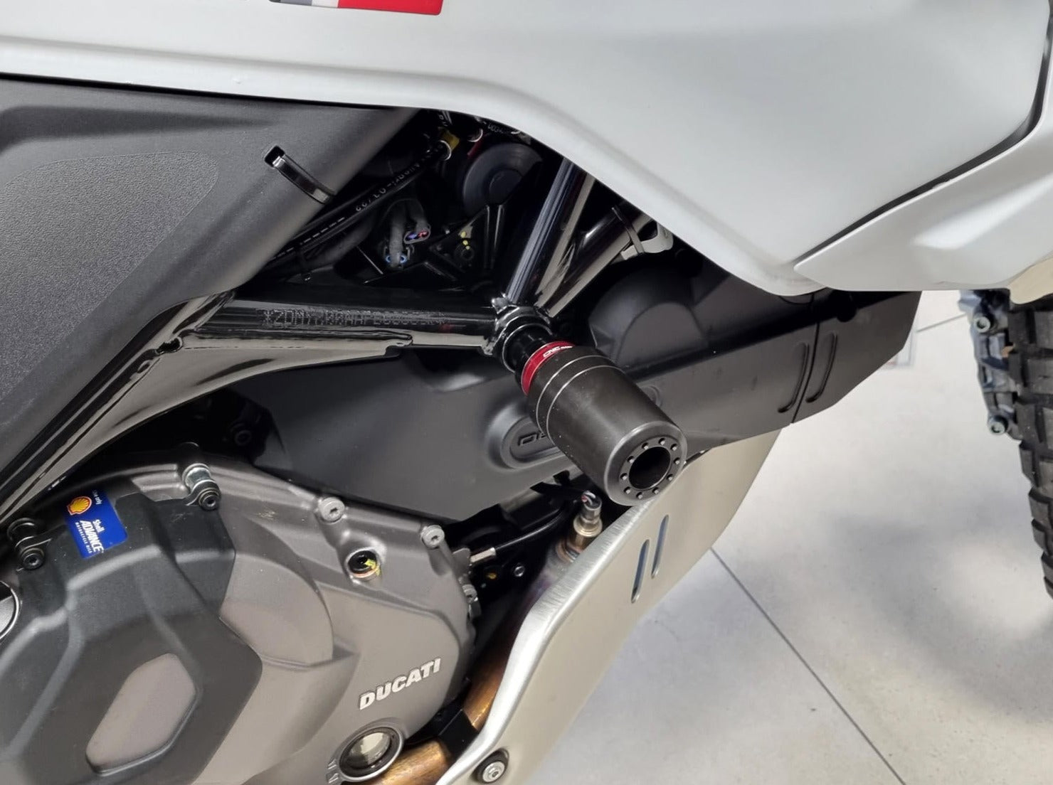 CNC Racing, TC320 - CNC RACING Ducati DesertX (2022+) Cadre Protection Sliders