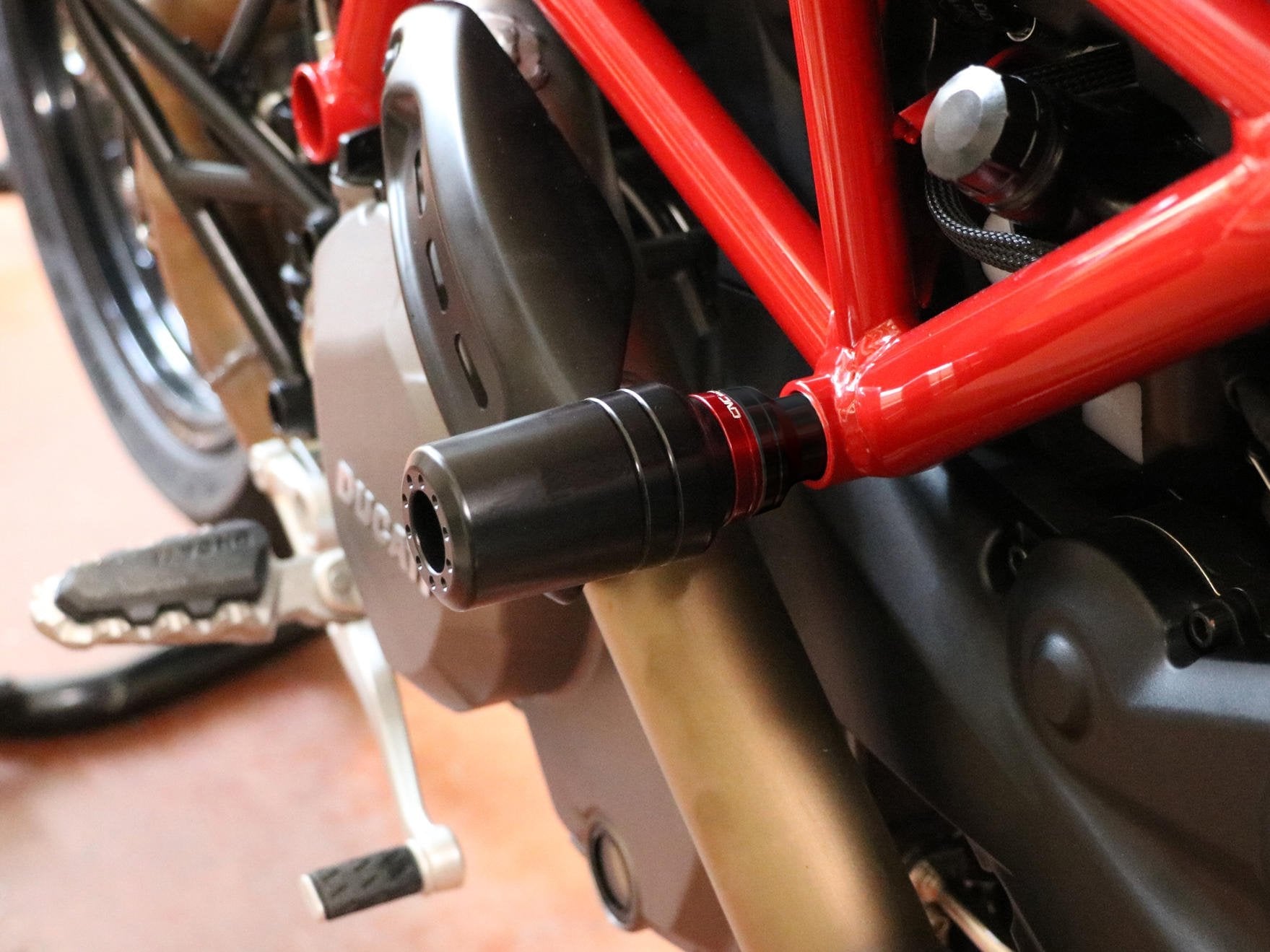 CNC Racing, TC320 - CNC RACING Ducati Hypermotard 950 Frame Crash Protection Sliders