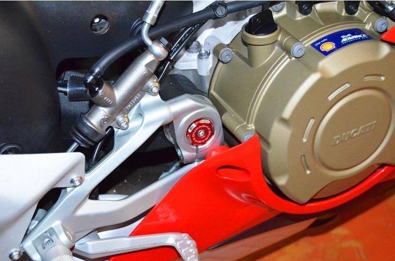 Ducabike, TTF05 - DUCABIKE Ducati Panigale V4 / Streetfighter Bouchons de cadre central (bicolore)