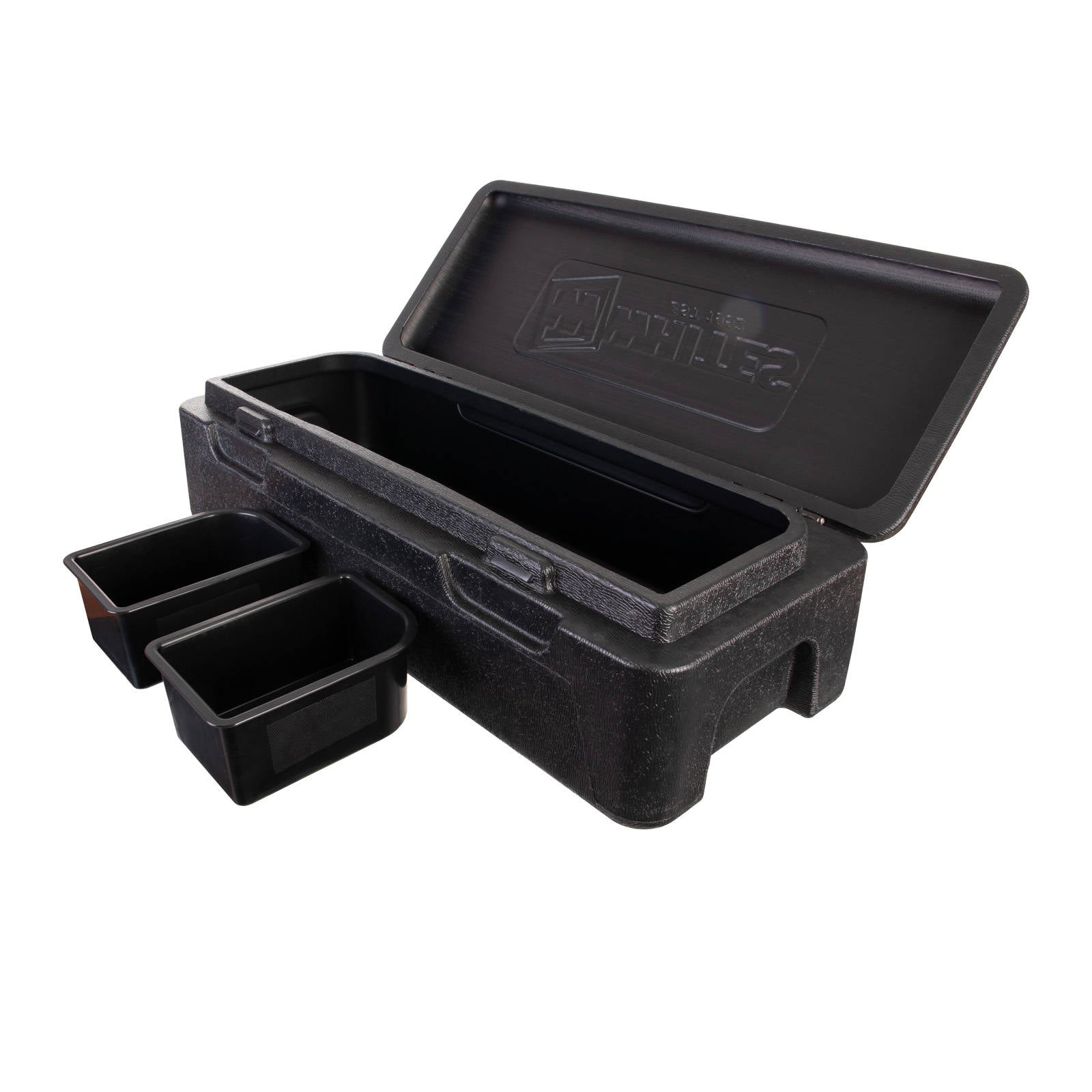 Whites Motorcycle Parts, WHITES ATV CARGO BOX 55L BLK/BLK